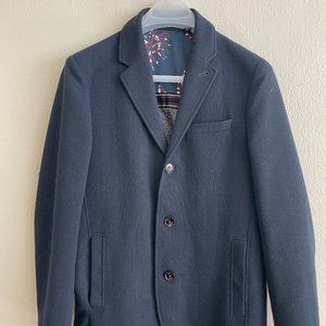 Ted Baker Mens Blazer Navy - Size 3 small/medium